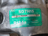 Daimler Double Six Jaguar XJ12 XJ81 XJ40 Genuine Sanden SD7H15 R134a air conditioning compressor 93-94 6.0 V12 models MMC7300AA