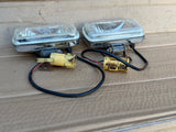 Jaguar XJ40 86-92 Genuine Front Fog lamps driving lights Hella with plug and play correct plugs DBC4320