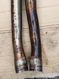 Jaguar X300 XJ6 94-97 6cyl models 50mm Bore Custom Stainless Steel Mid Over Axle Exhaust Boxes Sections. Left & Right