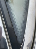 Daimler Jaguar XJ40 Quarter Light Six light Glass Window & stainless chrome frame surround Right side