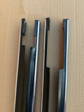 Jaguar XJ40 90-94 waist line seals trims window scrapers x4 set