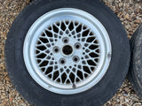 JAGUAR Daimler XJS X300 XJ40 16” Lattice Cross Spoke alloy wheels x5 16x8J 5x120.65PCD ET33