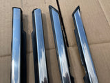 Jaguar X300 X308 XJ8 Stainless Chrome waist line seal set of four SWB (mixed used condition)