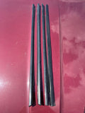 Jaguar X300 X308 XJR SPORT black waist line seal set of four SWB (mixed used condition)