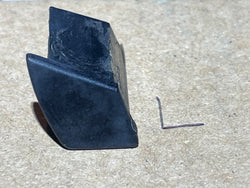 Daimler Jaguar XJ40 Exterior Stainless Chrome Quarterlight Six Glass D/E Post Trim Finishers end cap Left side