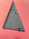 Jaguar XJ40 left side rear inner Cheater Plate window black triangle finisher BDC4099