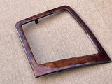 Jaguar XJ40 Walnut Wood veneer left side dashboard vent surround