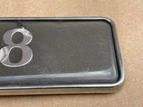 Jaguar X308 XJ8 Trunk Boot Lid Badge- Silver with Grey back ground HND5994AA. See the description for the exact condition details.