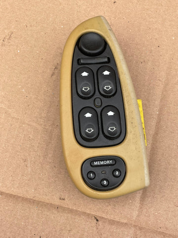 Jaguar X308 drivers window switch pack with memory RHD LNC6330BE LNC6330BF