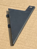 Jaguar XJ40 Left side Cheater Plate window black triangle finisher
