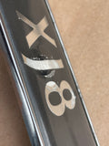 Jaguar X308 XJ8 Trunk Boot Lid Badge- Silver with Grey back ground HND5994AA. See the description for the exact condition details.