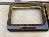 JAGUAR XJS XJ-S Facelift Dashboard Dash Walnut Wood Veneer Pieces Surrounds spares or repairs