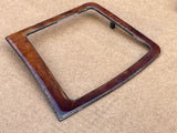 Jaguar XJ40 Walnut Wood veneer left side dashboard vent surround