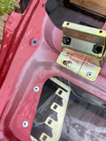 Jaguar XJ40 left Front Door Stripped Shell 1994 Flamenco Red CFH