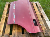 Jaguar XJ40 Left Rear Door Stripped Shell 1994 Flamenco Red CFH