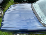 Jaguar X308 XJ8 Bonnet Hood JHE Sapphire Blue. Very good paint.