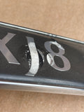 Jaguar X308 XJ8 Trunk Boot Lid Badge- Silver with Grey back ground HND5994AA. See the description for the exact condition details.