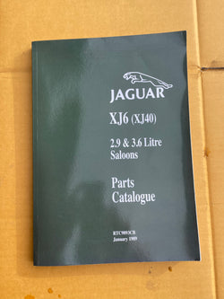 Jaguar XJ40 Parts Catalogue 86-89 3.6 2.9 models RTC9398CB