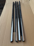 Jaguar XJ40 90-94 waist line seals trims window scrapers x4 set