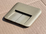 Jaguar X308 front Right seat belt upper trim surround Escutcheon in B Post AGD OATMEAL