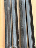 Jaguar XJ40 90-94 waist line seals trims window scrapers x4 set