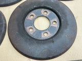 Daimler Jaguar 15” Brake dust wheel shield protector set XJ40 X300 X308 XJS S3