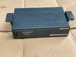 Alpine CD Changer- fits Daimler Jaguar XJS XJ40 XK8 Series 3 X300 GENUINE CD Changer with bracket & cartridge equivalent to DBC10432