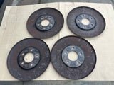 Daimler Jaguar 15” Brake dust wheel shield protector set XJ40 X300 X308 XJS S3