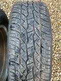 Land Range Rover P38a Discovery 2 18” Hurricane Alloy Wheels 8Jx18 4x matched set of good ALL TERRAIN TYRES