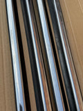 Jaguar XJ40 90-94 waist line seals trims window scrapers x4 set