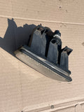 Jaguar XJ40 93-94 model built in Right side front fog lamp light DBC11788- lens and housing only, bulb holder missing.