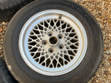 JAGUAR XJS Le Mans 16” 7J Lattice Cross Spoke alloy wheels x4 16x7J 5x120.65PCD ET28.5 CBC6175