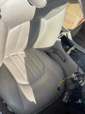 Daimler JAGUAR X300 X305 AGD OATMEAL Heated electric Leather Front Seat with Walnut Picnic Table Right side