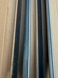 Jaguar XJ40 90-94 waist line seals trims window scrapers x4 set
