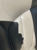 Daimler JAGUAR X300 X305 AGD OATMEAL Heated electric Leather Front Seat with Walnut Picnic Table Right side