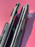 Jaguar X300 X308 XJR SPORT black waist line seal set of four SWB (mixed used condition)