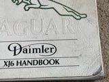 Jaguar XJ40 XJ6 1993 model year Owners Hand book Manual