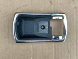 Jaguar XJ40 X300 left front or rear Interior Door Handle Remote Control Escutcheon- without the screw cover