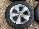 Jaguar E-Pace 5x108 18” alloy wheels with winter tyres x4 8Jx18