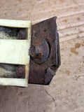Jaguar XJ40 side Rear Bumper Bracket Mount x1. Some corrosion present.