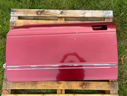 Jaguar XJ40 left Front Door Stripped Shell 1994 Flamenco Red CFH