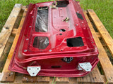 Jaguar XJ40 left Front Door Stripped Shell 1994 Flamenco Red CFH