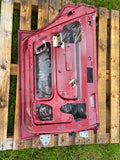 Jaguar XJ40 Left Rear Door Stripped Shell 1994 Flamenco Red CFH