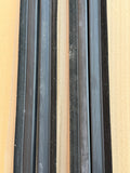 Jaguar XJ40 90-94 waist line seals trims window scrapers x4 set
