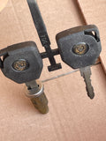 NOS NEW Jaguar XJ40 86-89 early models door lock barrel with 2x keys