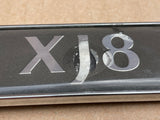 Jaguar X308 XJ8 Trunk Boot Lid Badge- Silver with Grey back ground HND5994AA. See the description for the exact condition details.