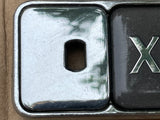 Jaguar X308 XJ8 XJ Executive Trunk Boot Lid Badge grey & silver