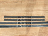 Daimler branded Jaguar X300 X308 XJ40 Front Sill Tread Plate Insert set of four