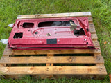 Jaguar XJ40 left Front Door Stripped Shell 1994 Flamenco Red CFH