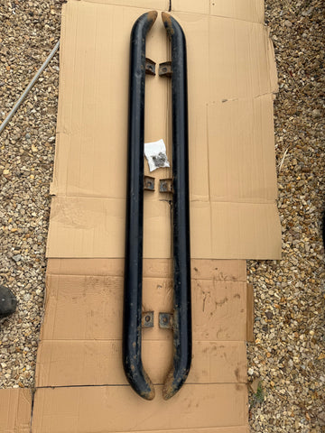 Land Rover Discovery 3 L319 genuine stainless black side bar steps running boards VDT500020/ VDT500050